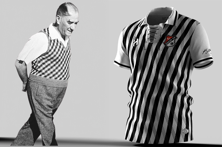 Atatürk ve Üsküp 1911 forması karşılaştırması
